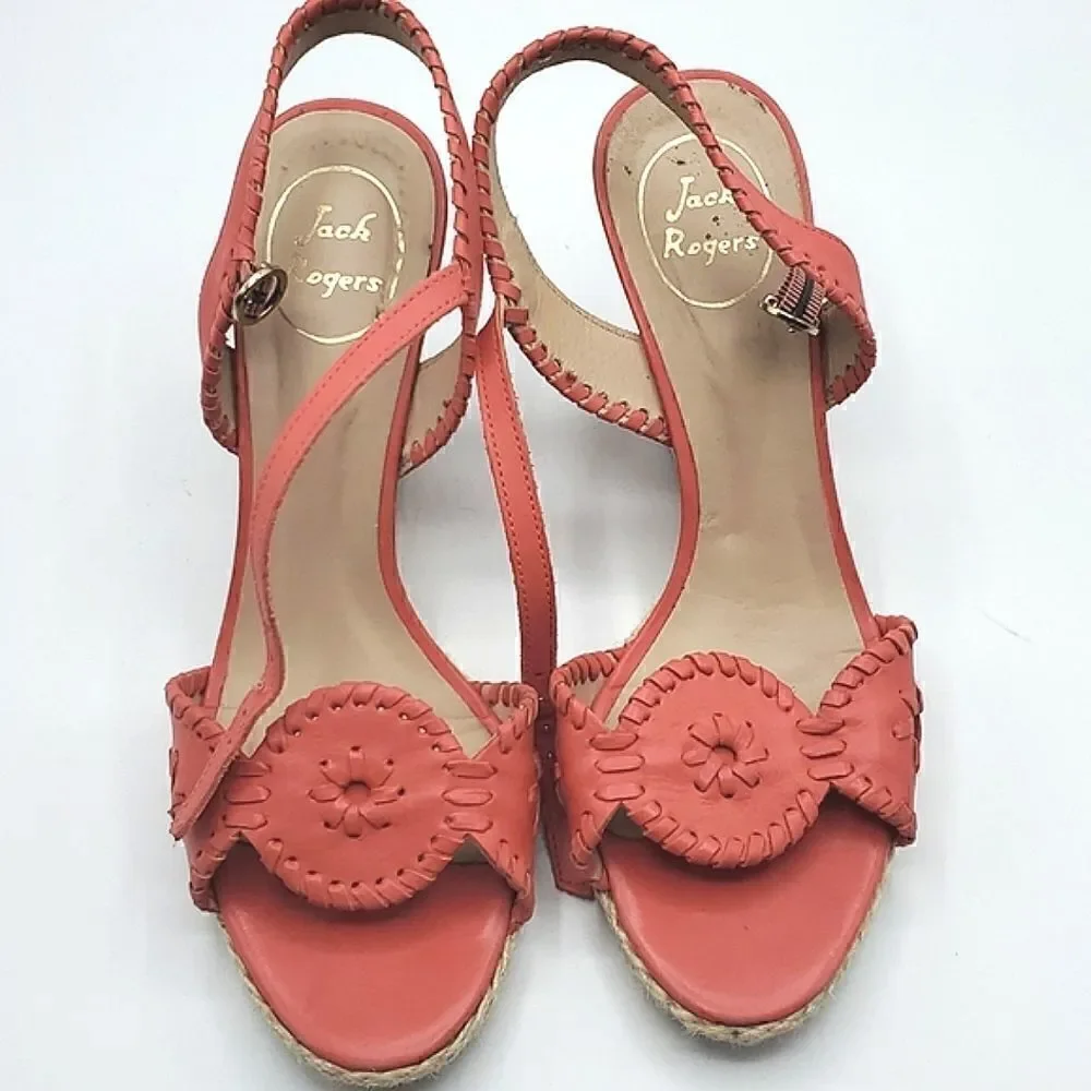Jack Rogers Women's Clare Rope Wedge Sandal
